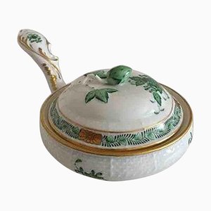 Green Casserole Dish with Lid from Herend, Hungary