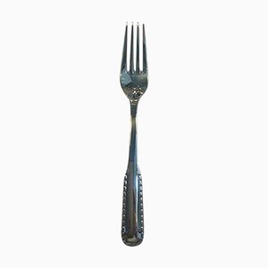 Rope Luncheon Fork in Silver from Georg Jensen