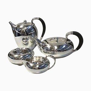 Sterling Silver Coffee Service No. 787 from Georg Jensen, Set of 4