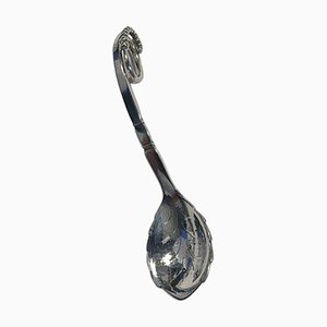 Ornamental Berry Spoon in Sterling Silver from Georg Jensen