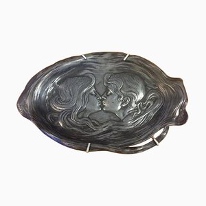 Art Nouveau Pewter Tray from WMF Germany