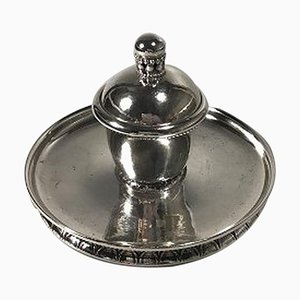 Inkwell in Sterling Silver from Georg Jensen