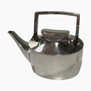 Sterling Silver No 498 Tea Pot by Karl Gustav Hansen & Hans Hansen