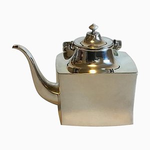 Sterling Silver Tea Pot No 454, from Hans Hansen, 1972