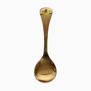 Gilded Sterling Silver Annual Spoon from Georg Jensen, 1991