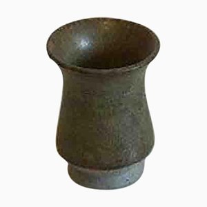 Miniatur Vase aus Steingut von Holmegaard