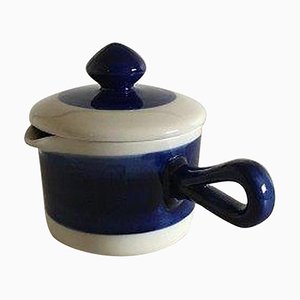 Small Koka Gravy Pitcher in Blue with Lid from Rorstrand