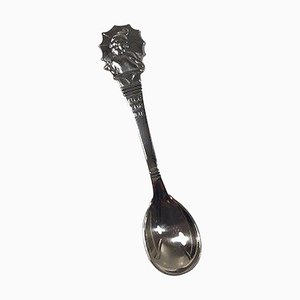 The Sandman Children's Spoon in Silver by Ole Lukøy for Cohr