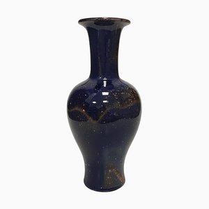 Vase in Stoneware with Crystal Glaze by Engineer H. Busch Jensen for Bing & Grøndahl
