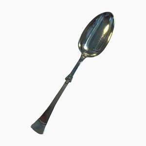 Danish Silver Serving Spoon by P Hertz