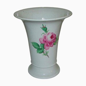 Porcelain Vase with Rose Design from Meissen