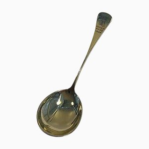Silver Gilt Lodge Spoon Loof from Odd Fellow