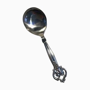 Silver and Steel Drue Grapes Serving Spoon by Cohr