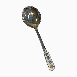 Sterling Silver Spoon with Enamel from Egon Lauridsen
