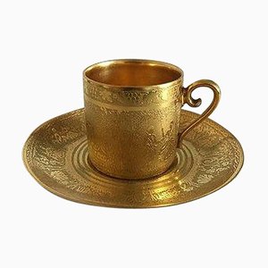 Porcelain Cup in All Gold from Tirchenreuth