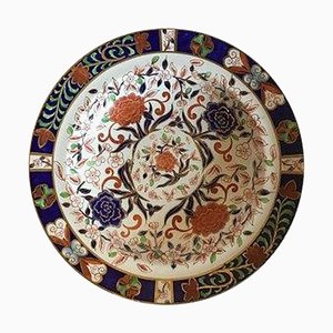 Deep Plate Decorated with Flowers from Derby Faience