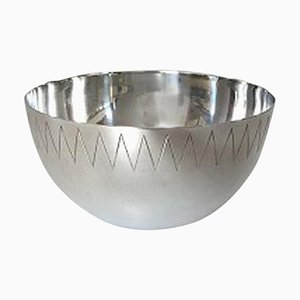 Sterling Silver Bowl Designed by Karl Gustav Hansen No 480