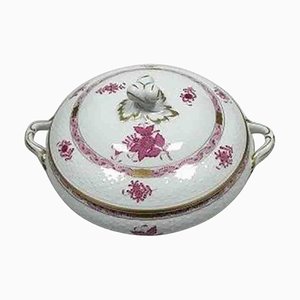 Hungarian Apponyi Purple Lidded Dish from Herend