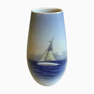 Vase in Porcelain from Lyngby Porcelain