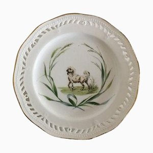 Antique Flora Danica Plate from Royal Copenhagen, 1860