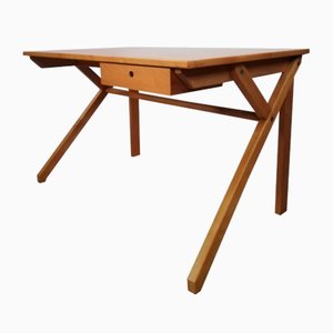 Wooden Desk in Swedish Style