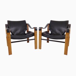 Arkana Safari Chairs by Maurice Burke, Set of 2