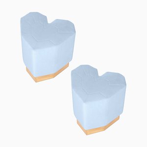 Queen Heart Stool by Royal Stranger, Set of 2