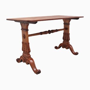 Tavolino da divano in legno satinato, XIX secolo