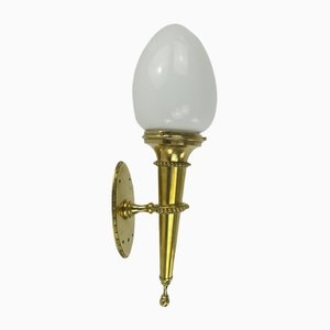 Vintage Brass Wall Lamp, 1930