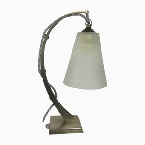 Lámpara de mesa vienesa antigua