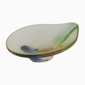 Vintage Metallurgic Glass Bowl, 1960s