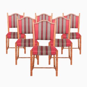 Mid-Century Danish Oak Dining Chairs by Henning Kjærnulf, Set of 6