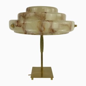 German Amber Table Lamp