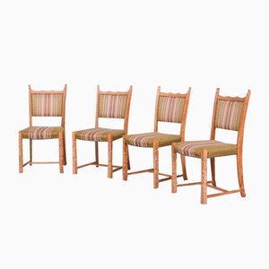 Mid-Century Danish Oak Dining Chairs by Henning Kjærnulf, Set of 4