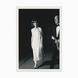 Jackie Kennedy, Thomas Hoving at the MET, USA, 1976, Black & White Photograph