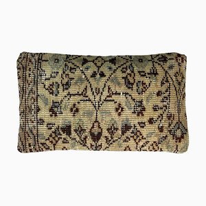 Großer handgefertigter türkischer Vintage Teppich Kissenbezug