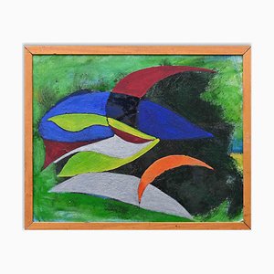 Giorgio Lo Fermo, Homage to Futurballa, Original Oil on Canvas, 2022