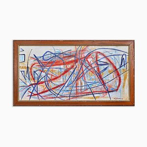 Giorgio Lo Fermo, Abstract Expression, Original Oil on Canvas, 2022