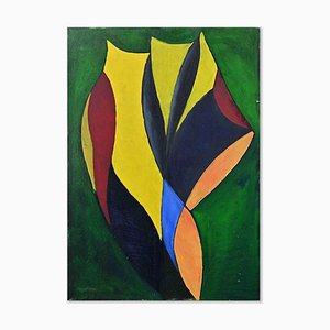 Giorgio Lo Fermo, Hommage an Futurballa, Original Öl auf Leinwand, 2022