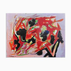 Giorgio Lo Fermo, Abstract Expression, Original Oil on Canvas, 2022