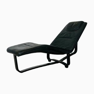 Fauteuil Vintage en Cuir par Ingmar Relling, Norvège