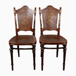 Antike Stühle von Jakob & Josef Kohn, 2er Set