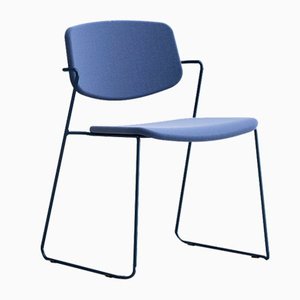 Blue Serpentine 1c00 Dining Chair by Miquadra for Copiosa