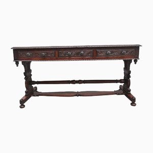 19th Century Anglo-Indian Teak Consul Table