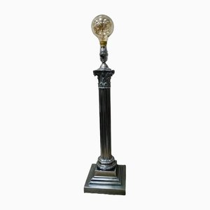 19th Century Corinthian Column Lamp Base by J. Hinks & Sons