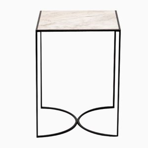 Carrara Marble NaiveE Side Table by Nicola Di Froscia for DFdesignlab