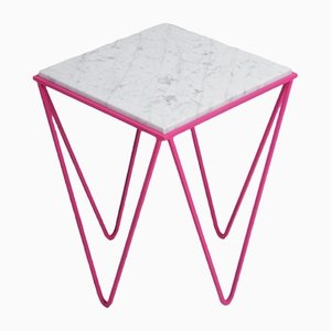 Fuchsia Fluo Avior Side Table by Nicola Di Froscia for DFdesignlab