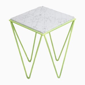 Yellow Fluo Avior Side Table by Nicola Di Froscia for DFdesignlab