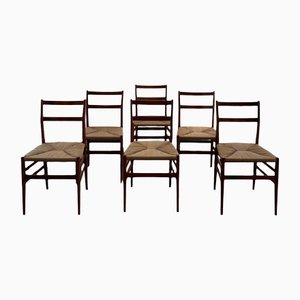 Dining Chairs by Gio Ponti for Cassina, Italy, Set of 6