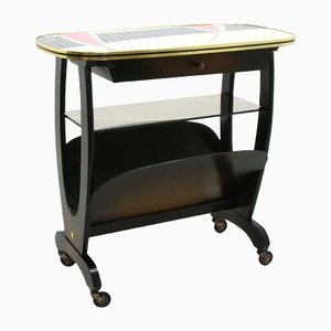 Table with Newspaper Holder, 1970s